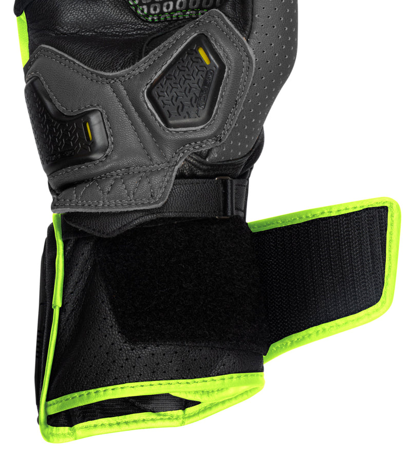 RYNOX STORM EVO 2 GLOVES - Hi-Viz Green Black