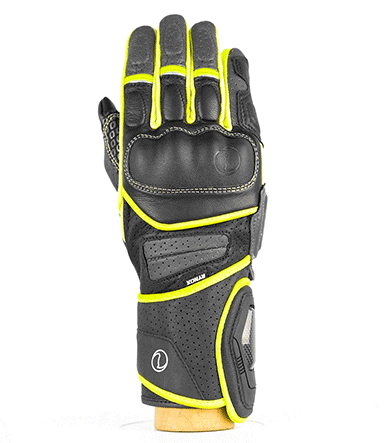 RYNOX STORM EVO 2 GLOVES - Hi-Viz Green Black