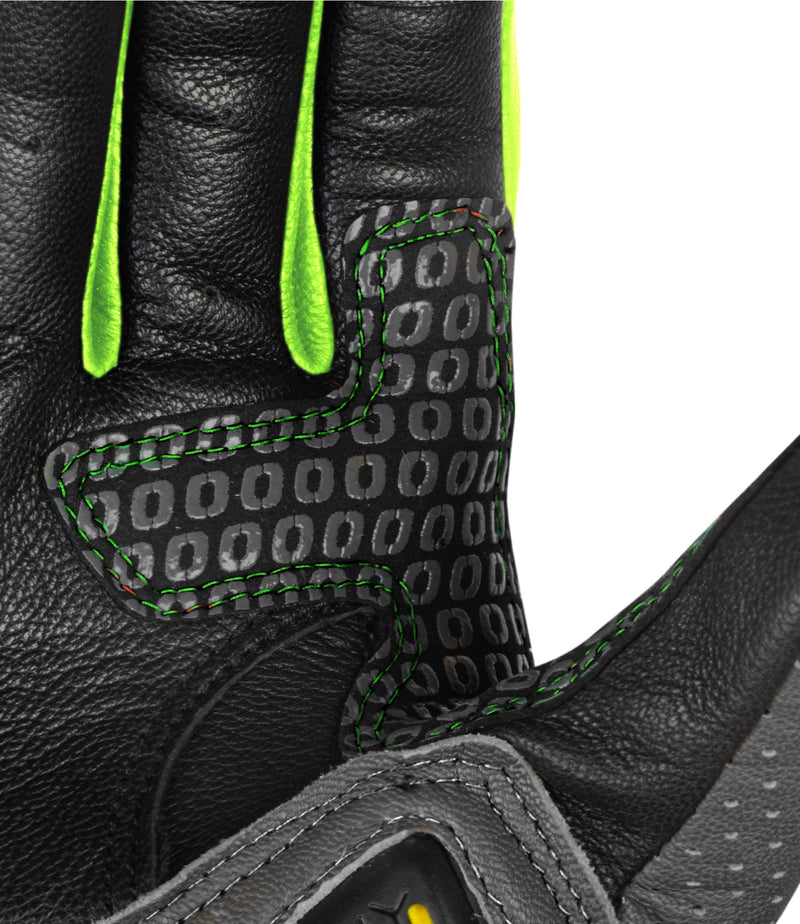 RYNOX STORM EVO 2 GLOVES - Hi-Viz Green Black