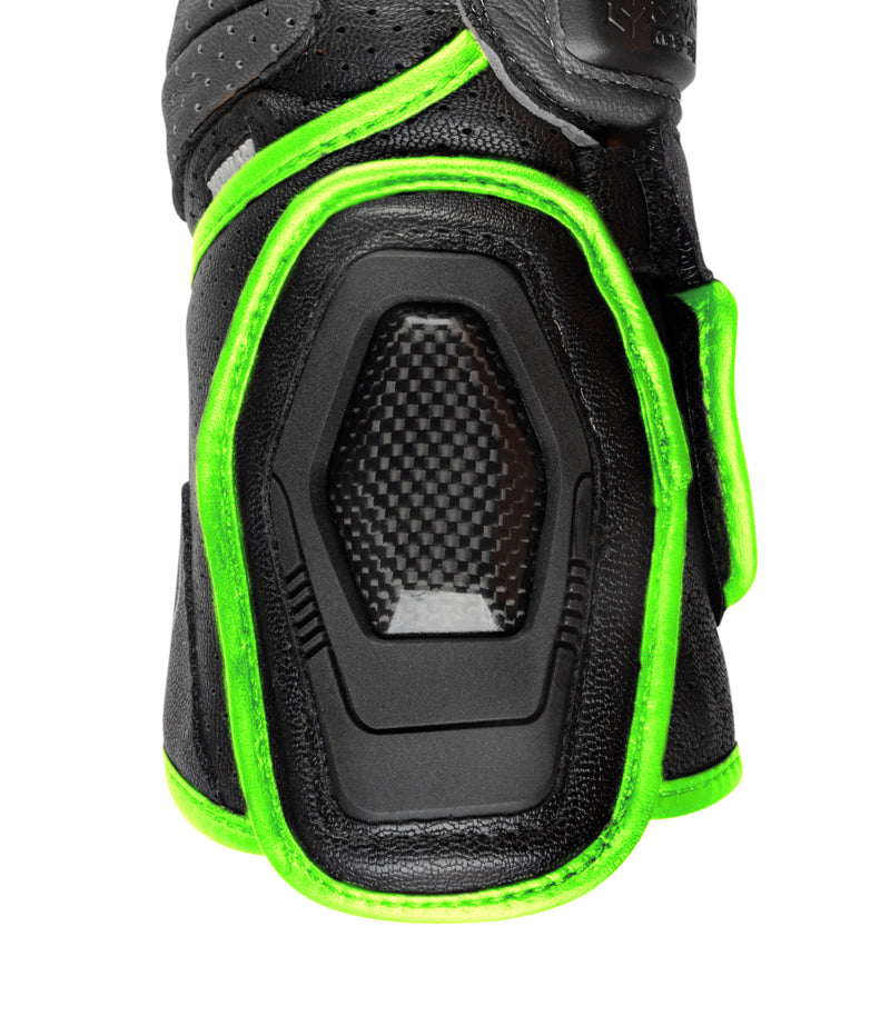 RYNOX STORM EVO 2 GLOVES - Hi-Viz Green Black
