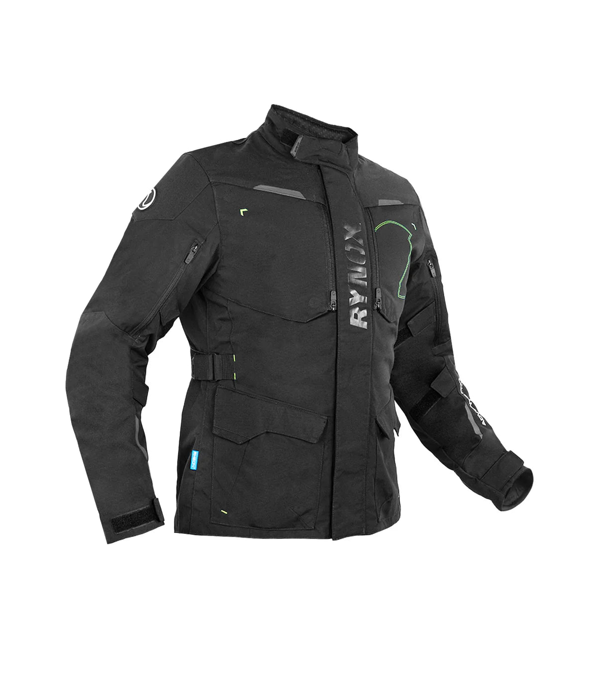 RYNOX Advento Pro Jacket - Black Hi-Viz Green
motorizzr