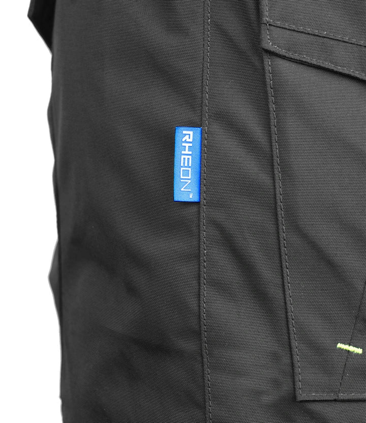 RYNOX Advento Pro Jacket - Black Hi-Viz Green