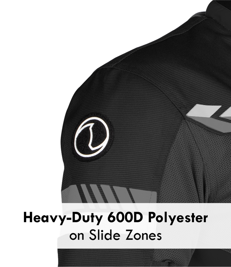 RYNOX AIR GT 4 JACKET - Black White