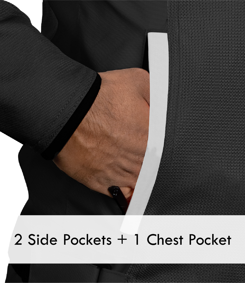 RYNOX AIR GT 4 JACKET - Black White
