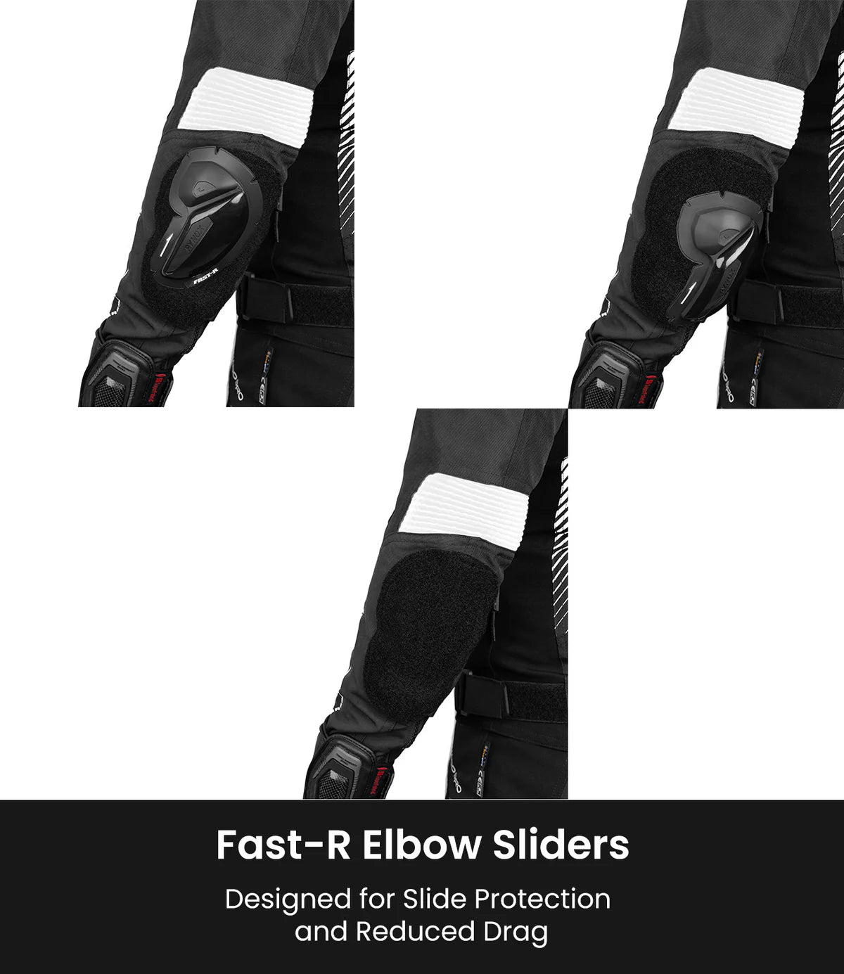 RYNOX Apex Evo Jacket - Black White (CE Certified Class AA)