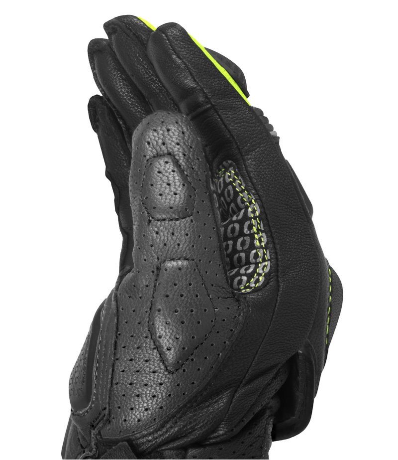 RYNOX STORM EVO 3 GLOVES - Hi-Viz Green Black