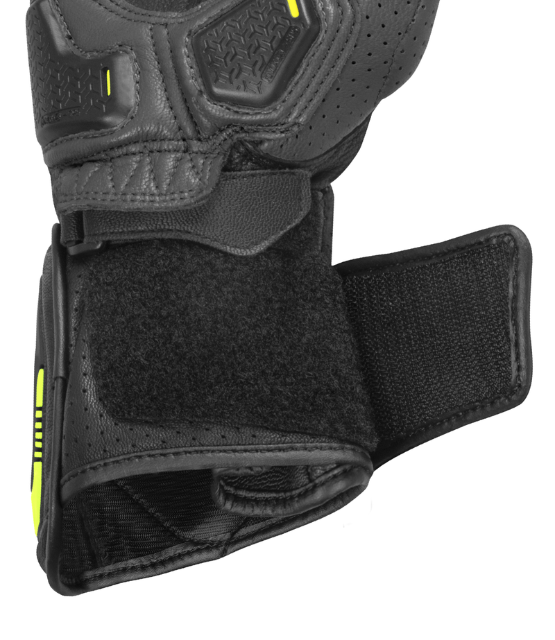 RYNOX STORM EVO 3 GLOVES - Hi-Viz Green Black
