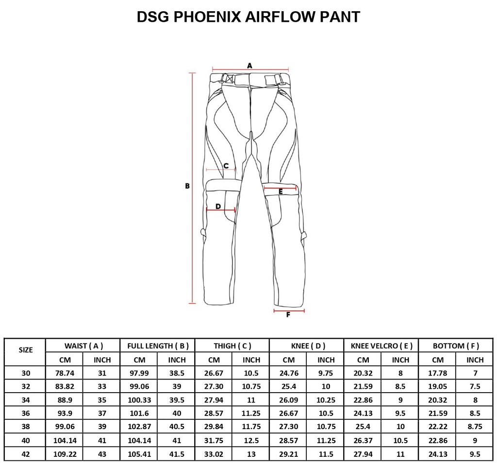 DSG Phoenix Airflow Riding Pant Black