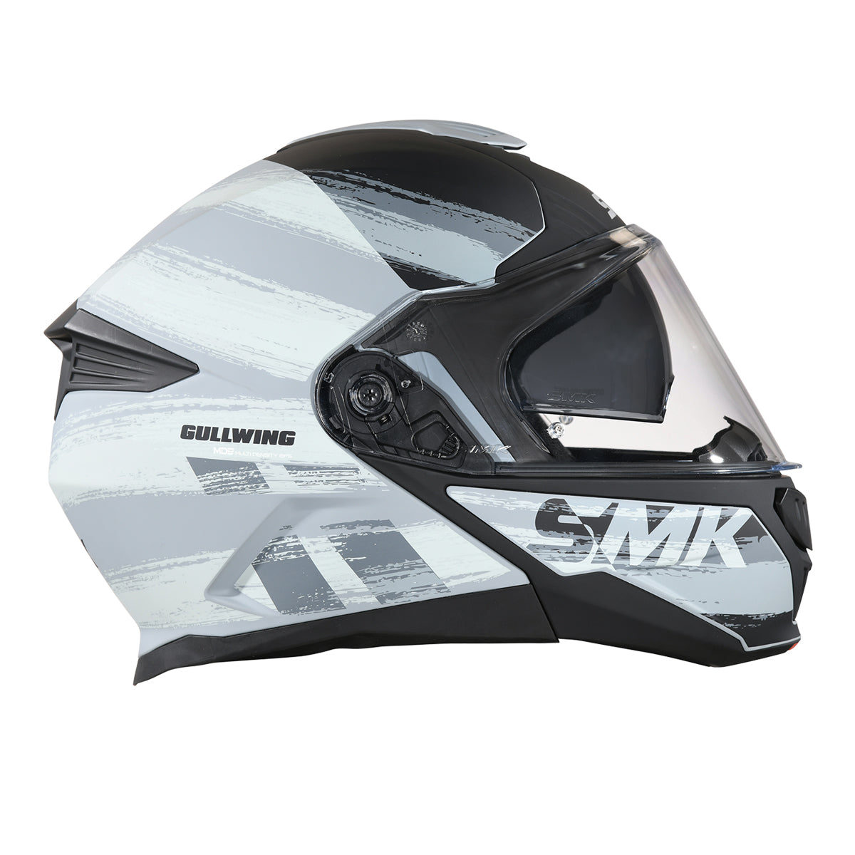 SMK GULLWING TOURLEADER HELMETS - BLACK GREY