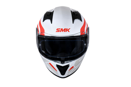SMK STELLAR STAGE HELMETS - WHITE RED
