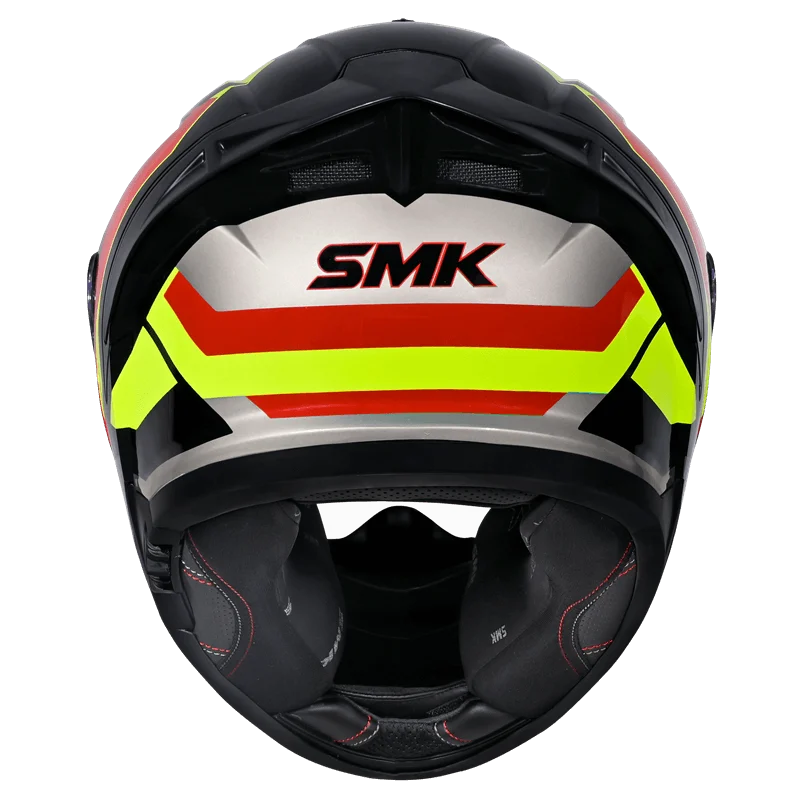 SMK TYPHOON STYLE HELMETS - GLOSS BLACK YELLOW ORANGE