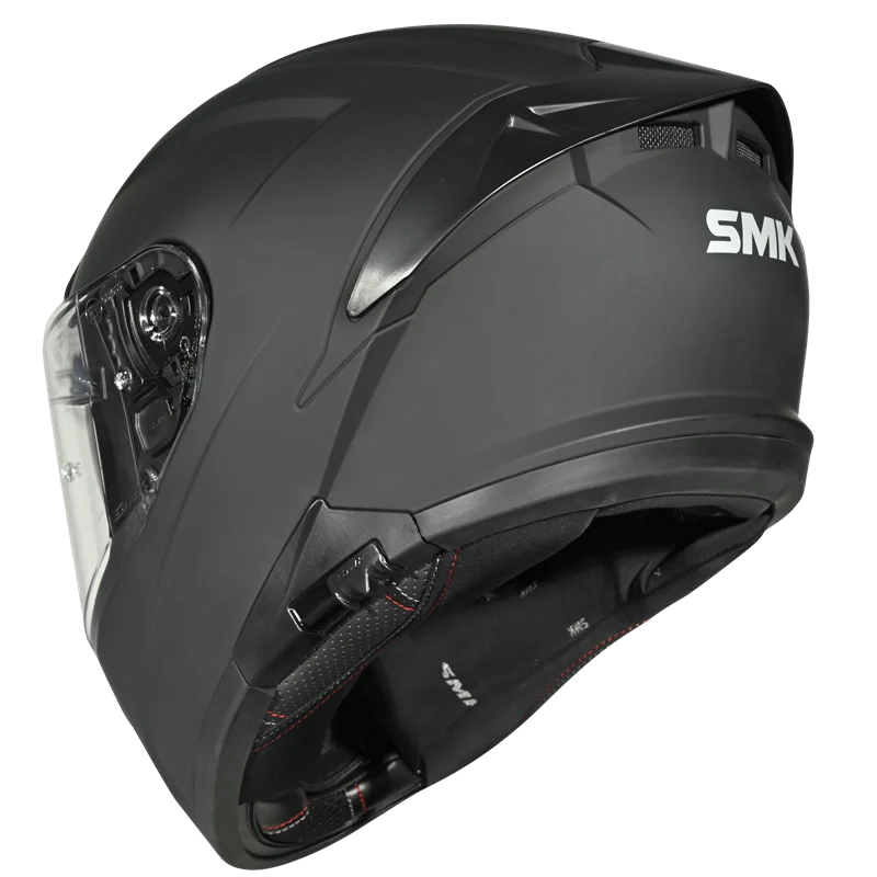 SMK TYPHOON SOLID HELMET - MA200 MATT BLACK