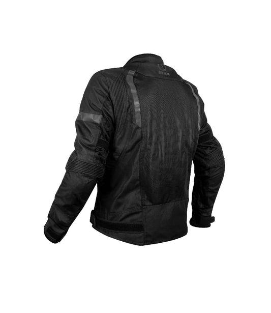 RYNOX Tornado Pro 4 Jacket - All Black (CE Certified Class A)