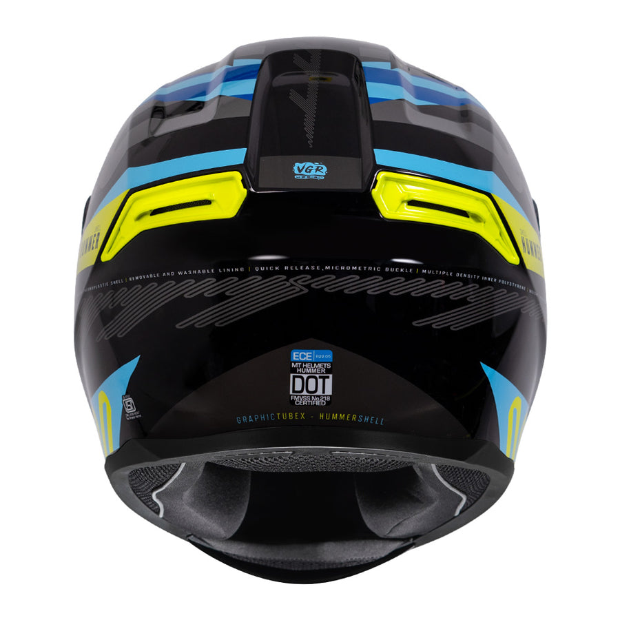MT HUMMER TUBEX HELMET - Fluorescent Yellow