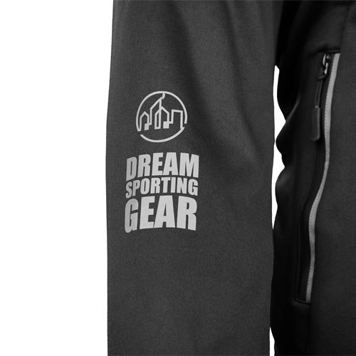 DSG Urban Rider Riding Hoodie Black Red Fluo