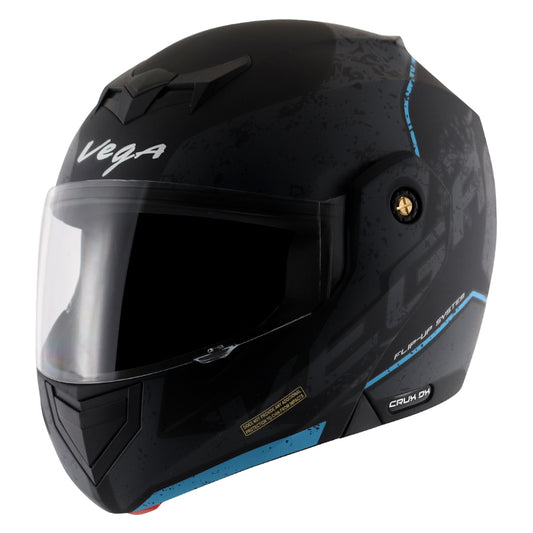Vega Crux DX Victor Helmet - Dull Black Grey