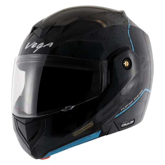 Vega Crux DX Victor Helmet - Black Grey