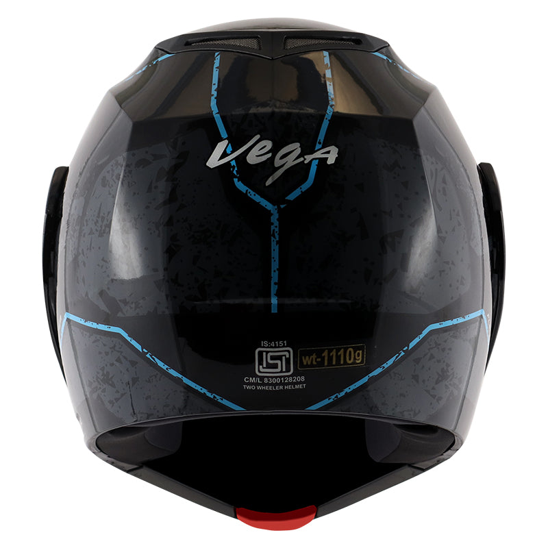 Vega Crux DX Victor Helmet - Black Grey