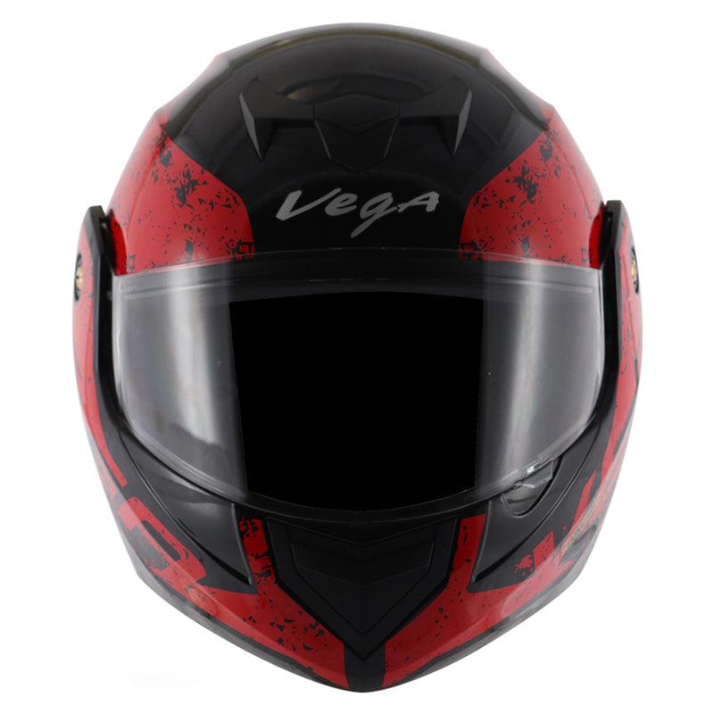 Vega Crux DX Victor Helmet - Black Red
