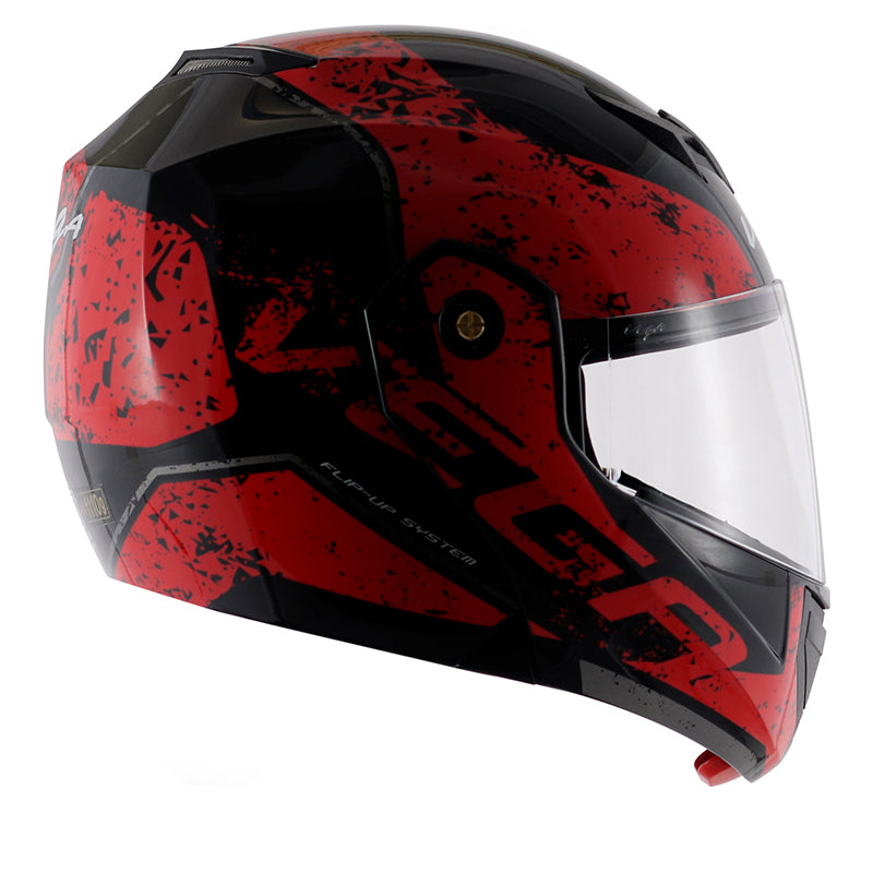 Vega Crux DX Victor Helmet - Black Red