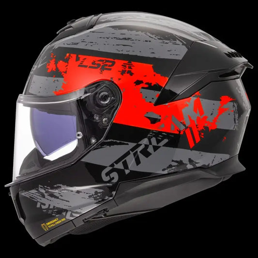 LS2 FF320 Stream II Noisy Helmet - Red Black