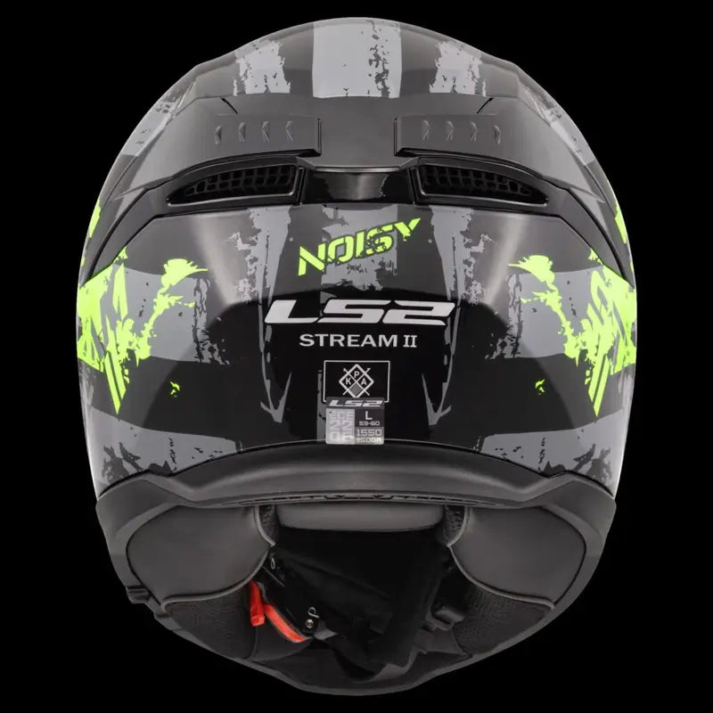 LS2 FF320 Stream II Noisy Helmet - Yellow Black