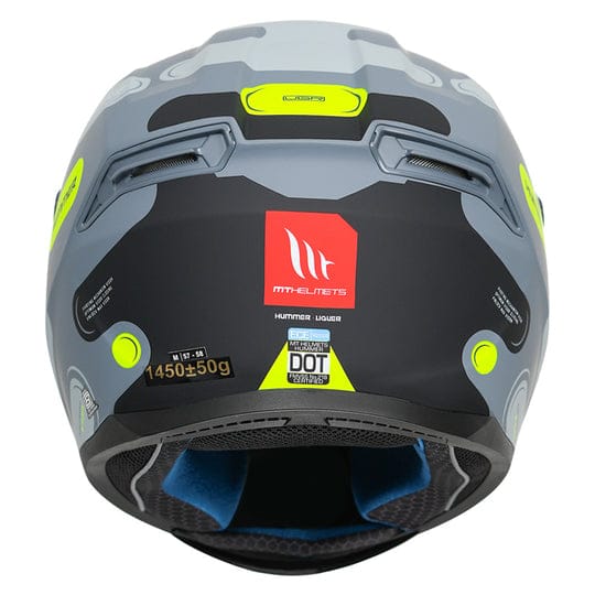 MT HUMMER LIQUER HELMET - Matt Grey