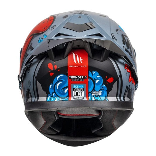 MT THUNDER3 PRO CREATURE HELMET - Matt Grey