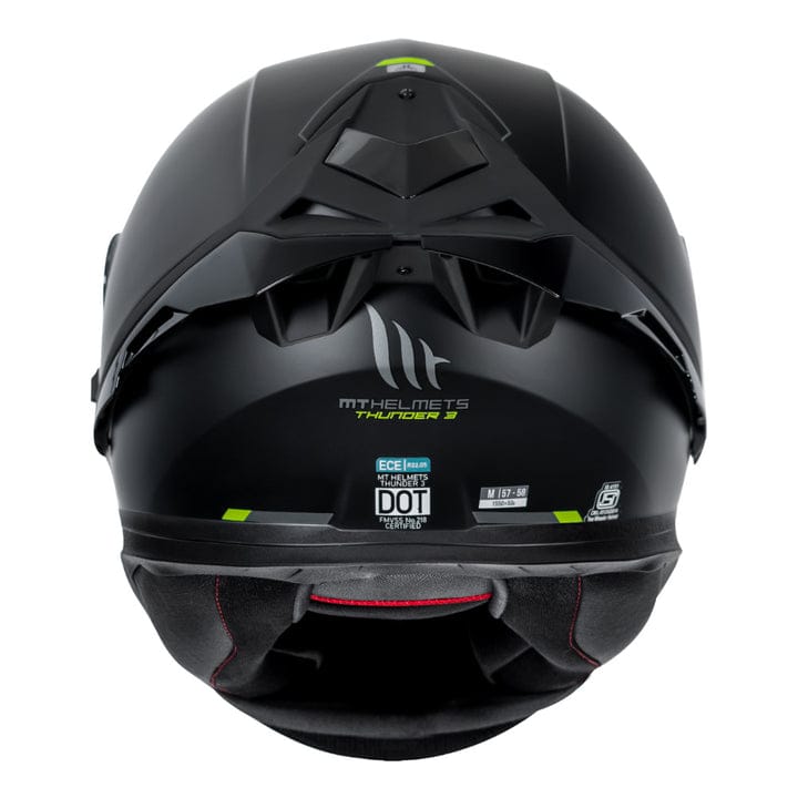MT THUNDER3 PRO SOLID HELMET - Matt Black
