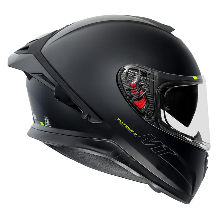 MT THUNDER3 PRO SOLID HELMET - Matt Black