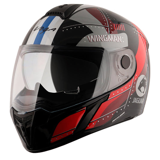 Vega Ryker DV Wingman Helmet - Black red