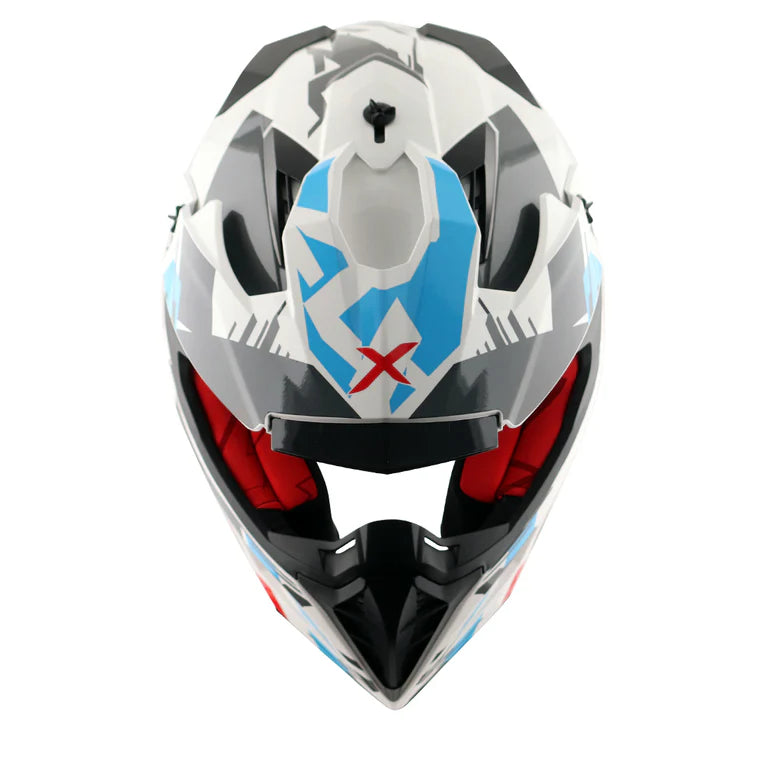 AXOR X-CROSS X1 HELMET - WHITE RED