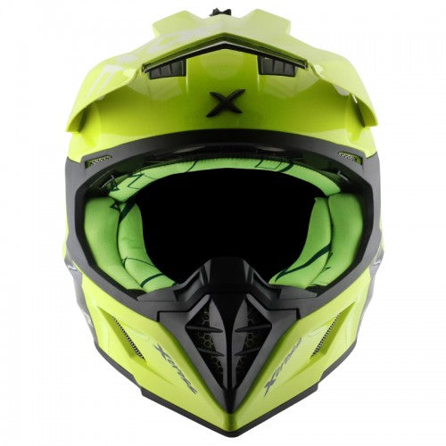 AXOR X-CROSS SC HELMET - NEON YELLOW GREEN
