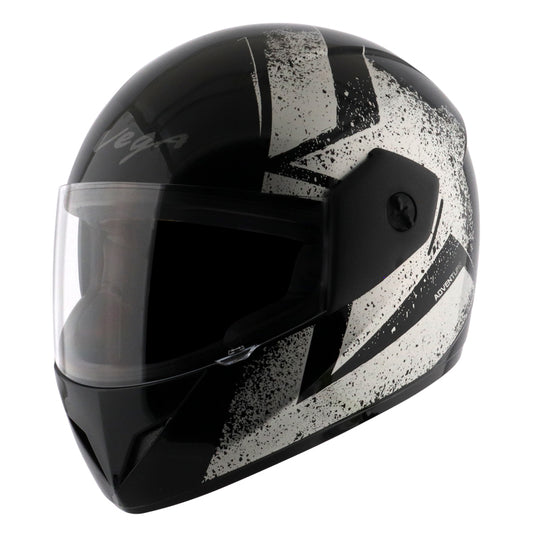 Vega Cliff Adventure Helmet - Black Silver