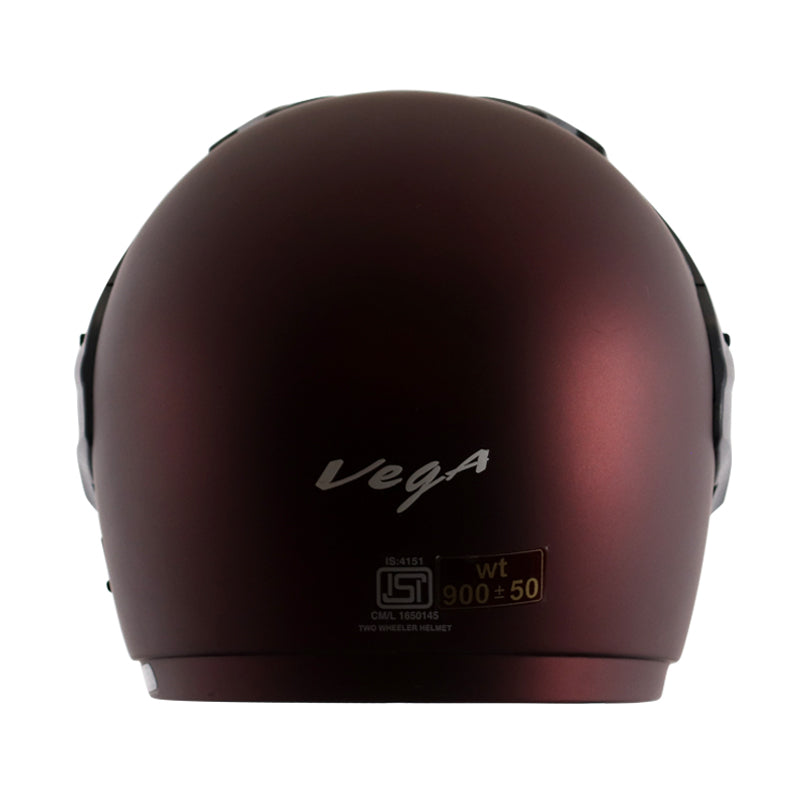 Vega Cruiser WP Helmet - Dull Burgundy