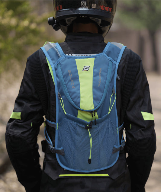 SOLACE LUGGAGE HYDRO TRAIL PRO HYDRATION BACKPACK-BLUE