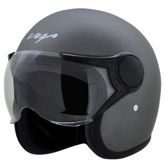 Vega Jet W Visor Hemet - Dull Anthtracite