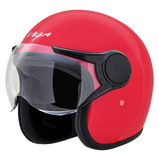 Vega Jet W Visor Hemet - Red