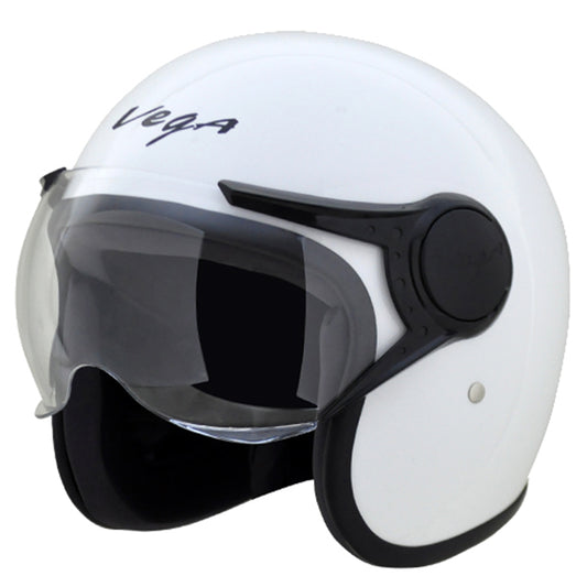 Vega Jet W Visor Hemet - White