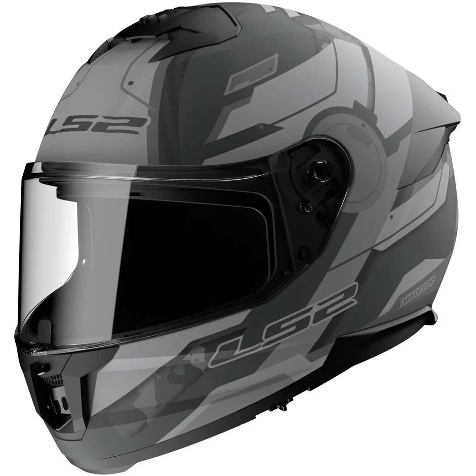LS2 FF320 Stream II Shadow Helmet - M.Titanium Grey