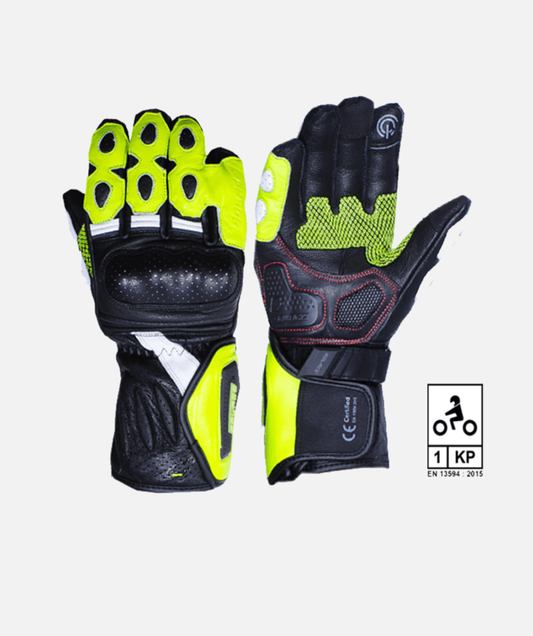 SOLACE OUTLAW STR GLOVES -HI VIZ POP