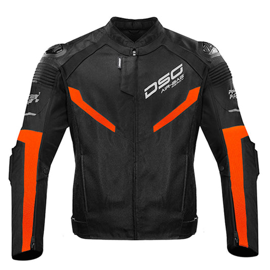 DSG Race Pro V2 Riding Jacket Orange Fluo Black
