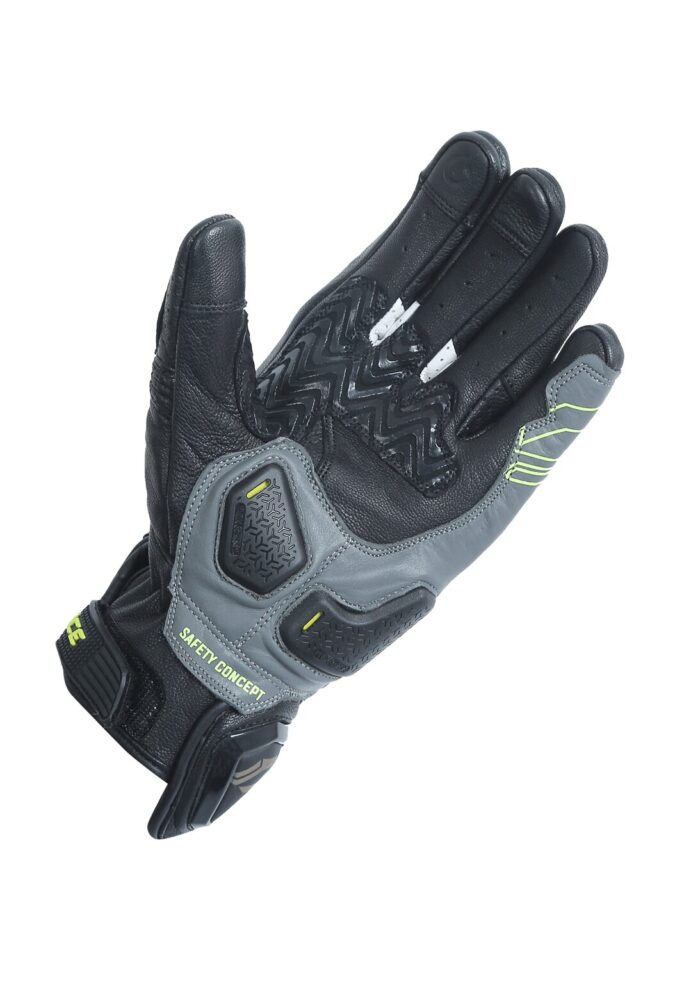 SOLACE Hobo Semi-Gauntlet Gloves - Black Neon