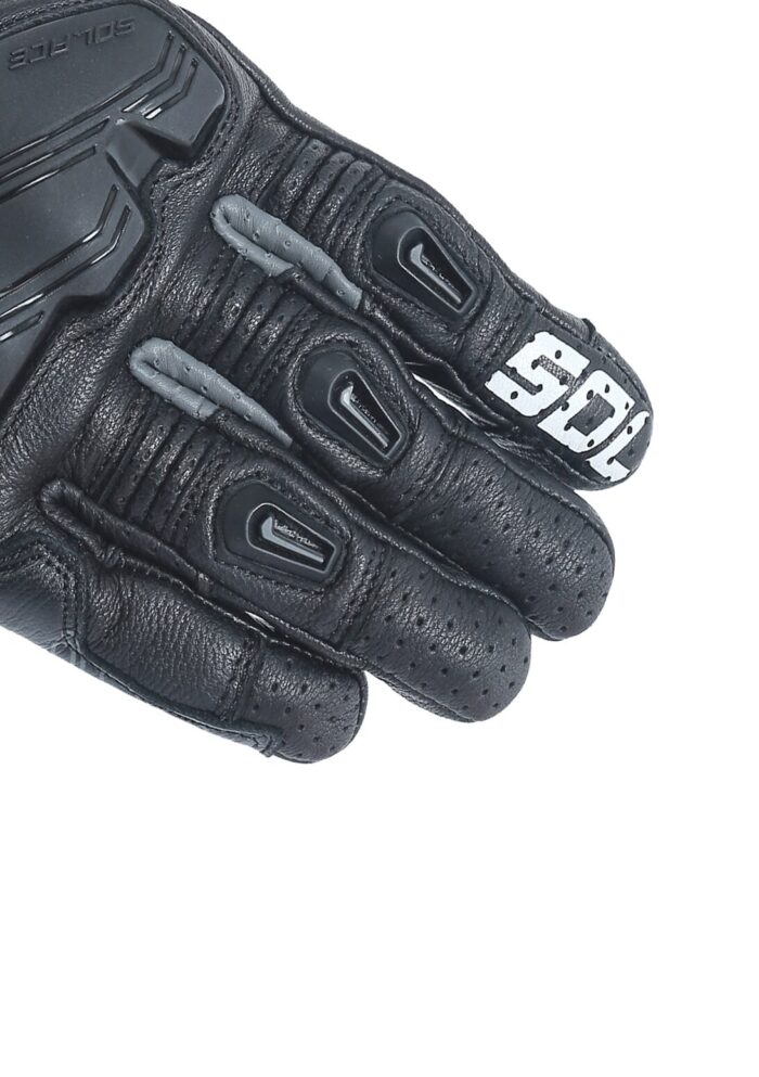 SOLACE Hobo Semi-Gauntlet Gloves - Black