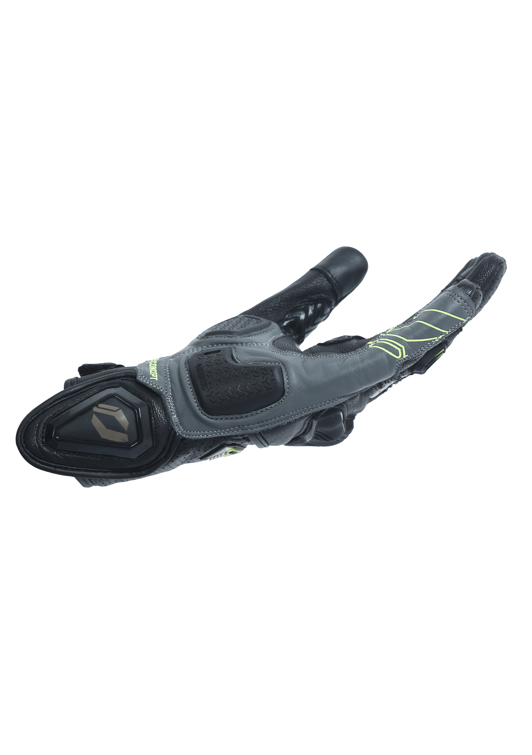 SOLACE Hobo Semi-Gauntlet Gloves - Black Neon