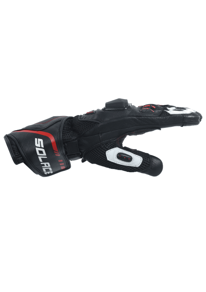 SOLACE Rover Long Gloves - Black Red