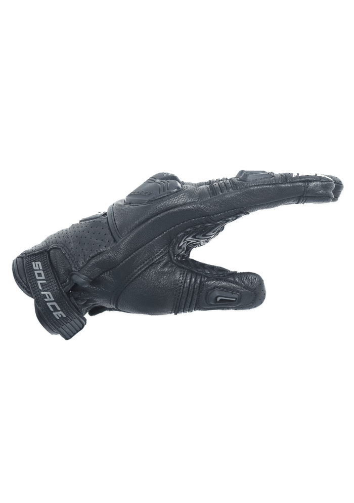 SOLACE Hobo Semi-Gauntlet Gloves - Black