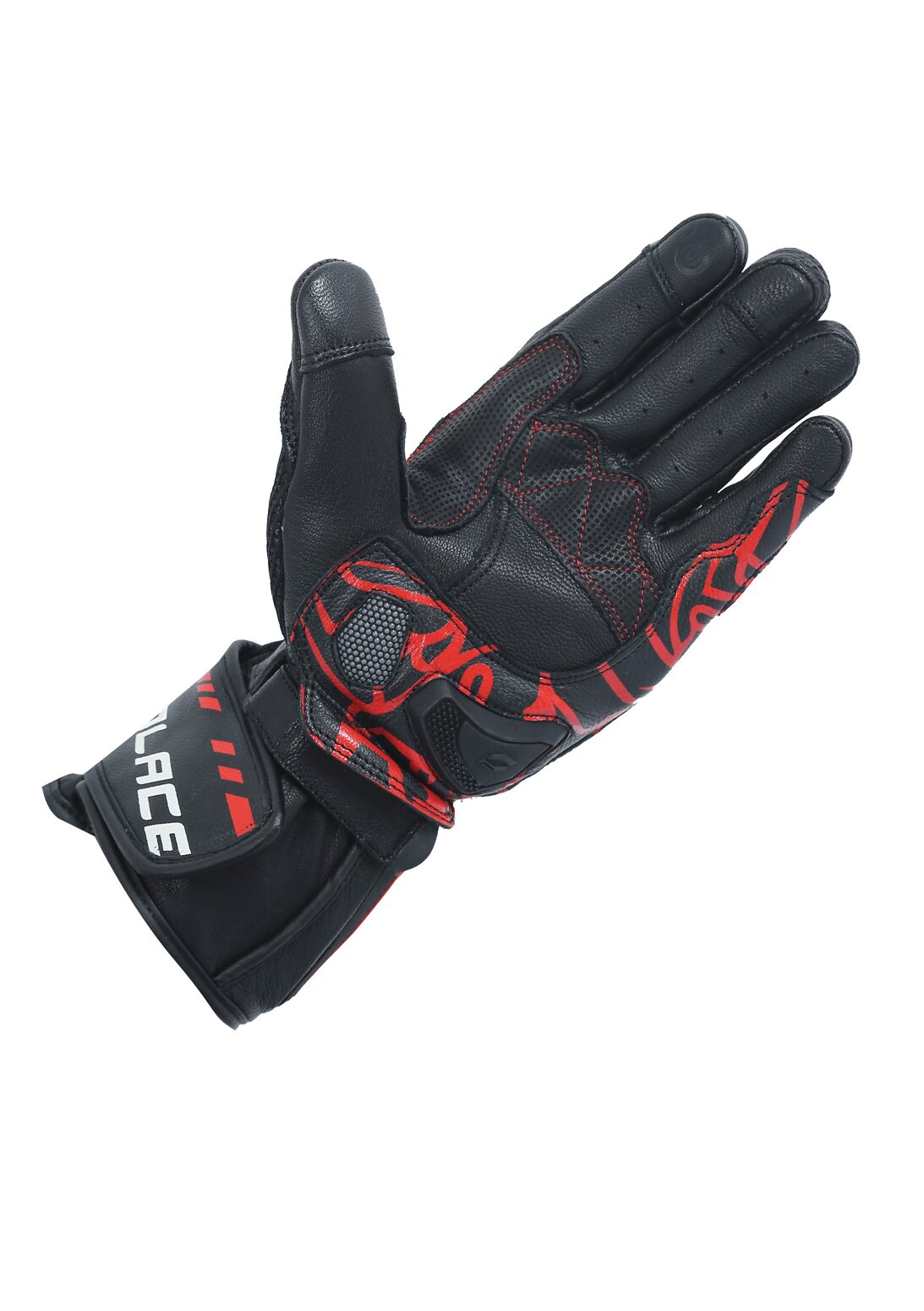 SOLACE Rover Long Gloves - Black Red