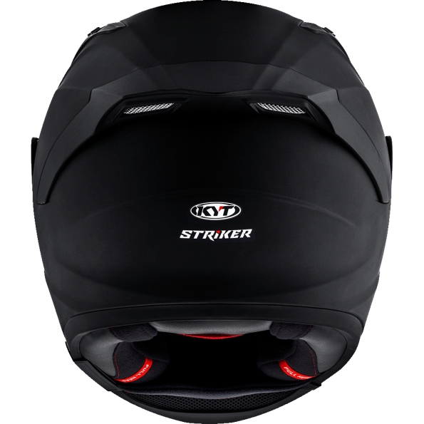 KYT Striker 2V Plain Helmet - Matt Black