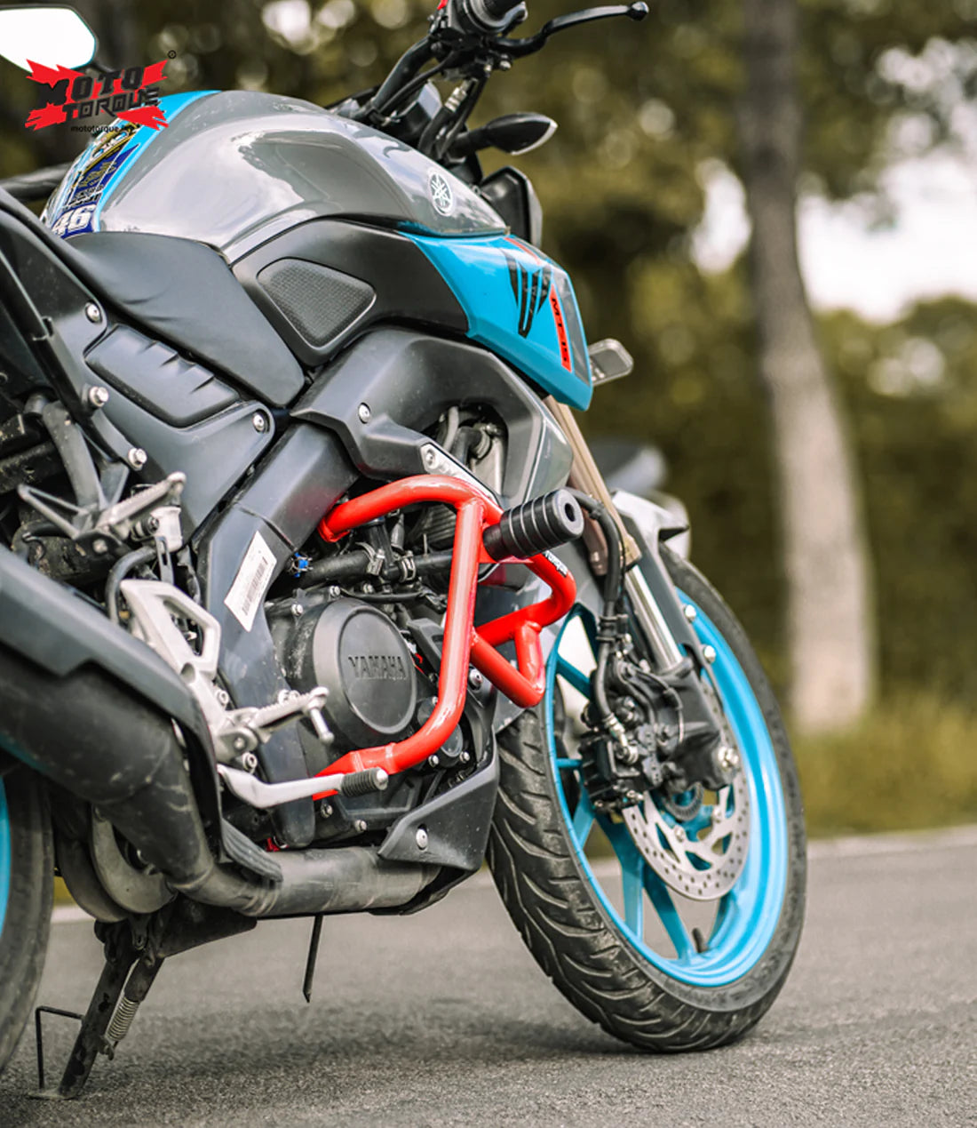 MOTO TORQUE YAMAHA ALPHA MT15 - CRASH GUARD V2.0 (RED)